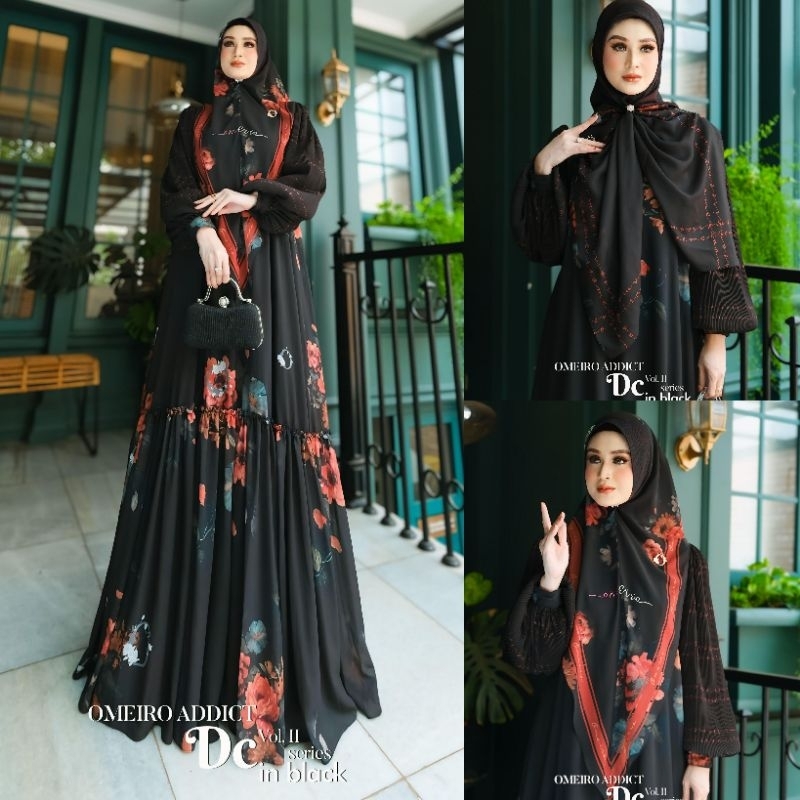 DRESS CODE VOLL 3 BY OMEIRO NUSANTARA SEOUL SERIES by OMEIRO Syar'i Branded Ceruty Jersey Printing P