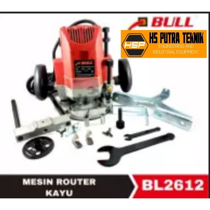BULL MESIN ROUTER KAYU BL 2612