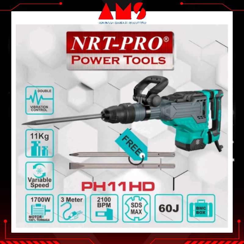 HAMMER DEMOLITION  / BOR BOBOK BETON / JACK HAMMER PH 11 NRT PRO