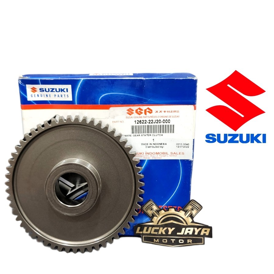 Gear Gir Starter Stater Clutch gigi Rumah Pelor Stater Besar 55T Shooter Fi Injeksi Suzuki 12622-22J
