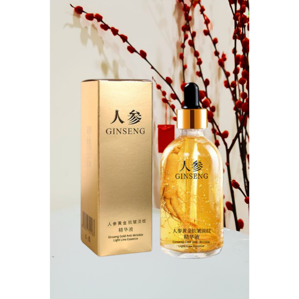 ORI - Esensi Anti Kerut Ginseng Serum Wajah Ginseng Gold Polypeptide Essence Anti Penuaan Polipeptid