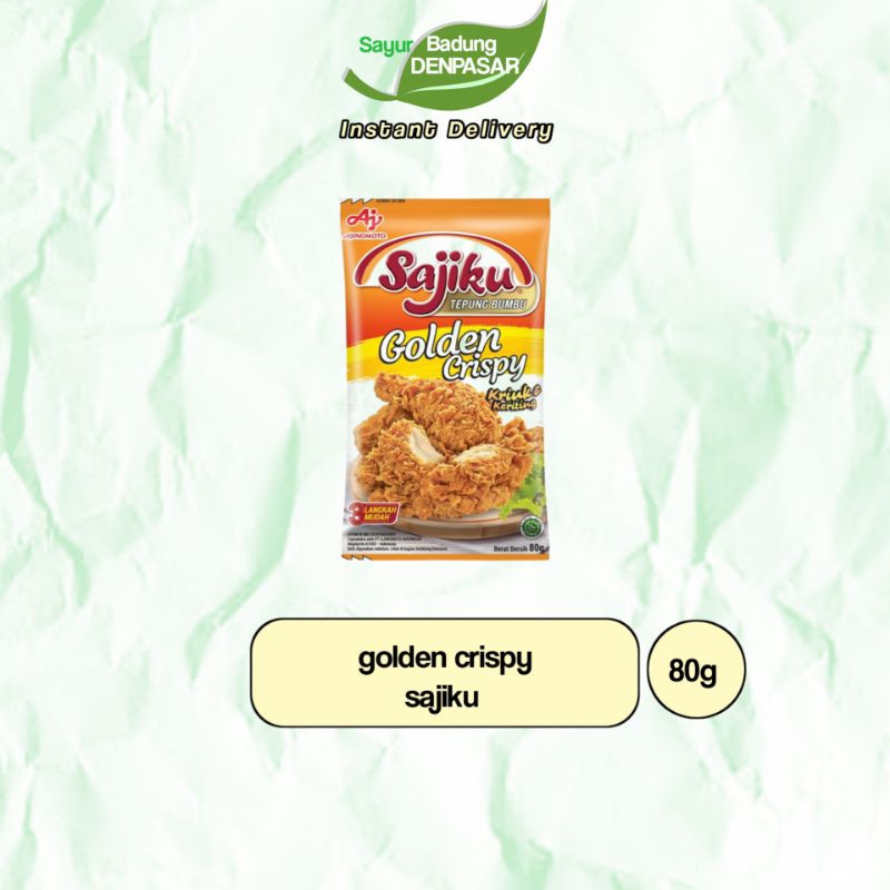 

Tepung Bumbu Golden Crispy Sajiku 80g - Sayur Badung