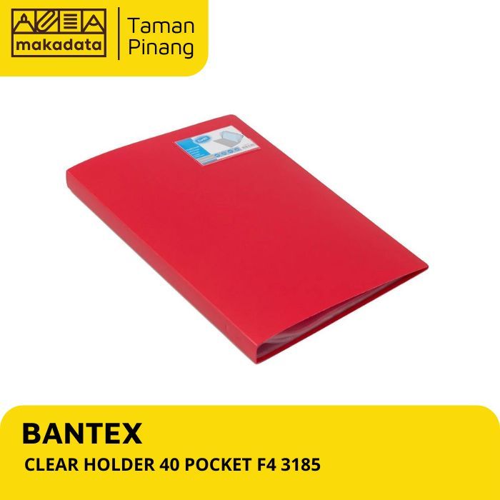 

BANTEX CLEAR HOLDER 40 POCKET F4 3185 (1 PCS)