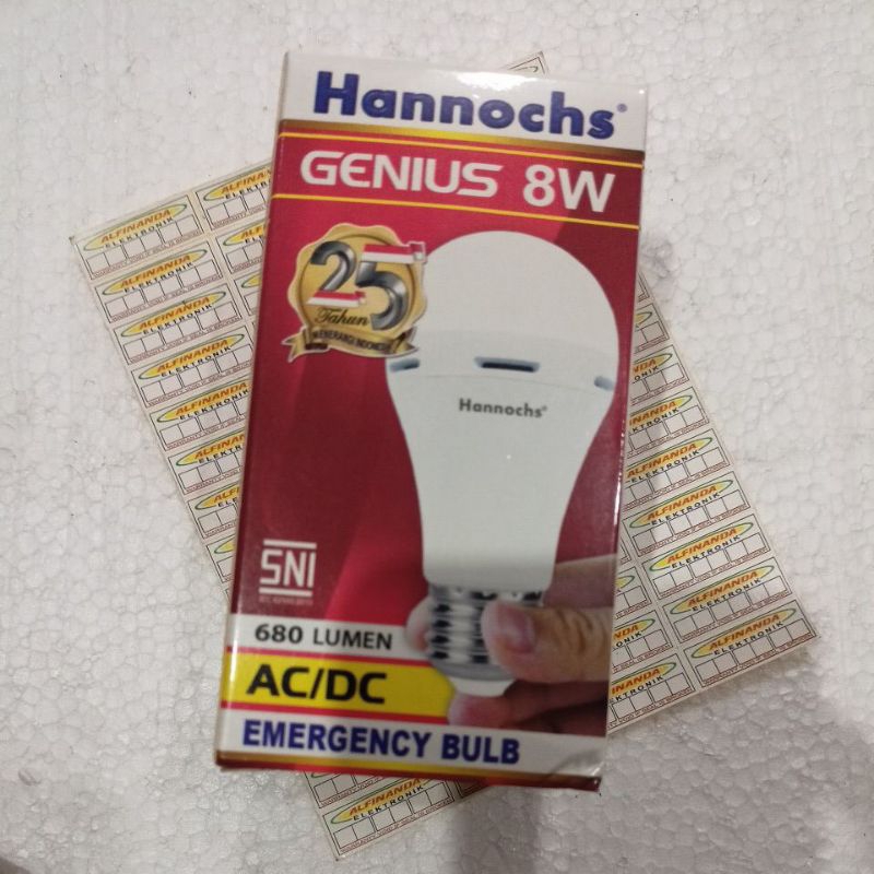 LAMPU EMERGENCY HANNOCHS GENIUS AC/DC