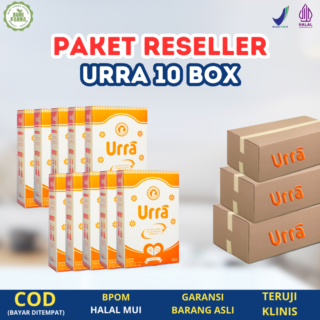 

PAKET RESELLER 10 BOX Urra Susu kambing saanen premium penambah tinggi badan dan berat badan anak