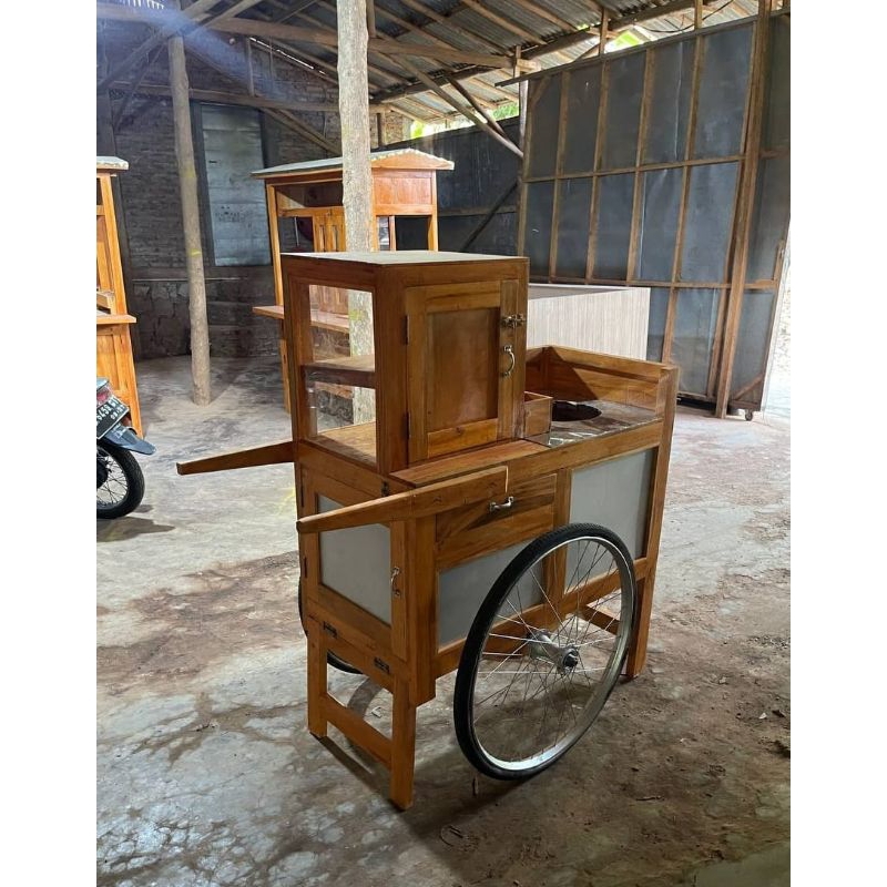 gerobak dorong / cilok / pentol kuah / sempol / gerobak usaha