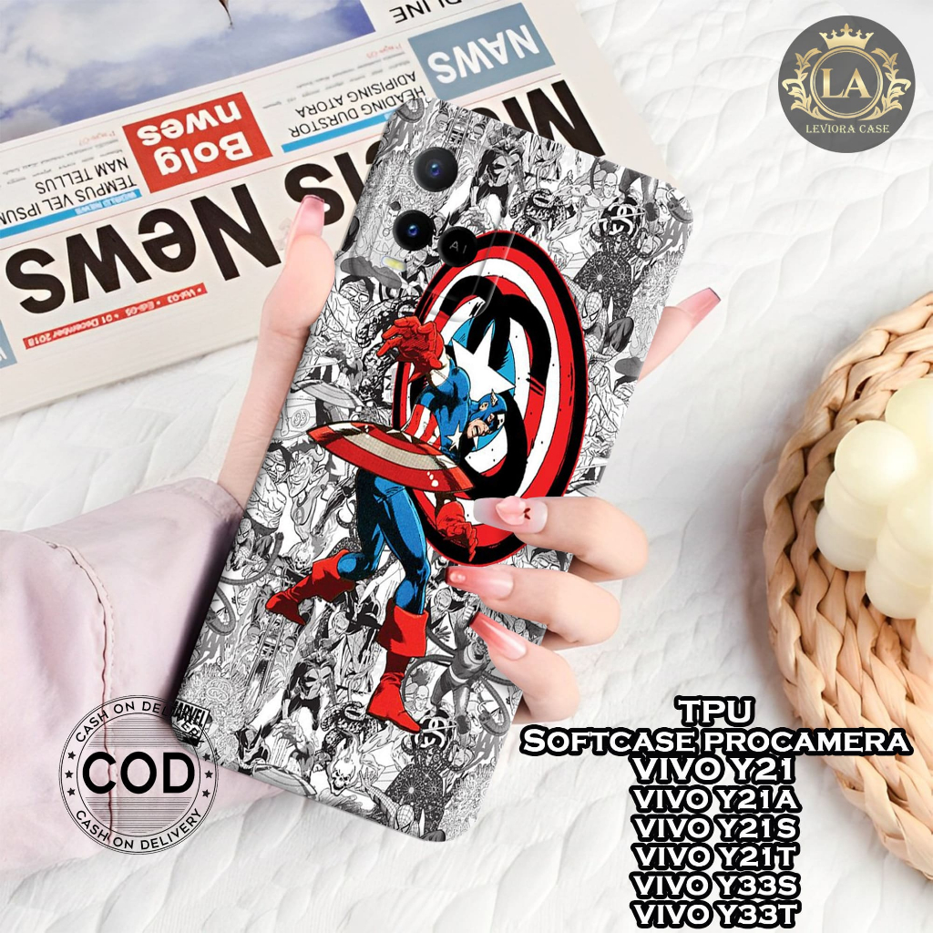 Case VIVO Y21/Y21A/Y21S/Y21T/Y33S/Y33T - Fashion Case Komik - Softcase VIVO Y21/Y21A/Y21S/Y21T/Y33S/