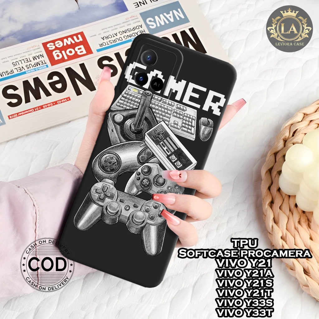 Case VIVO Y21/Y21A/Y21S/Y21T/Y33S/Y33T - Fashion Case Game - Softcase VIVO Y21/Y21A/Y21S/Y21T/Y33S/Y