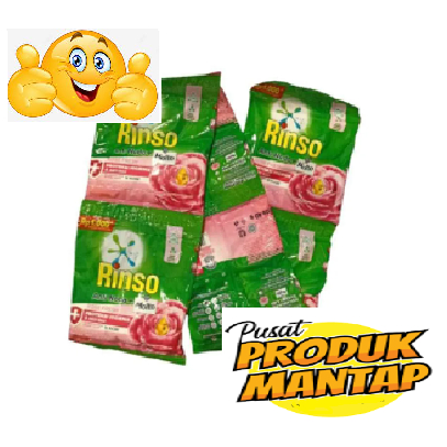 Rinso Bubuk Renceng / Deterjen Rinso Bubuk Rcg