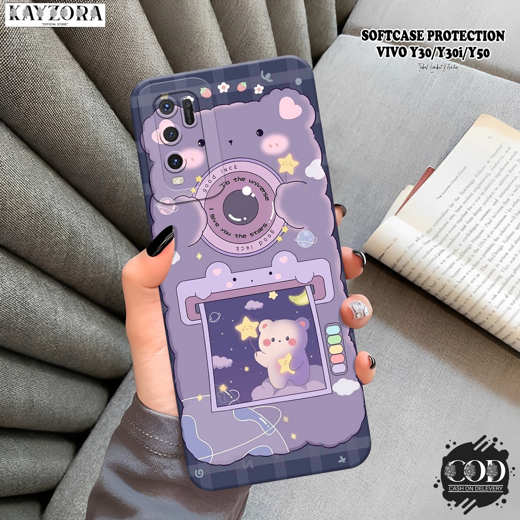 Case VIVO Y30 / Y30i / Y50 Terbaru Fashion Case Kartun Casing VIVO Y30 / Y30i / Y50 Silikon Pro Came