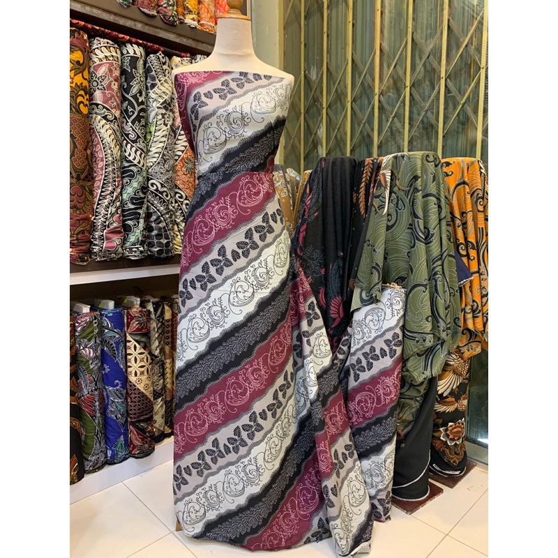 Bahan Kain Batik Katun Premium/ Bahan Kain Batik Katun