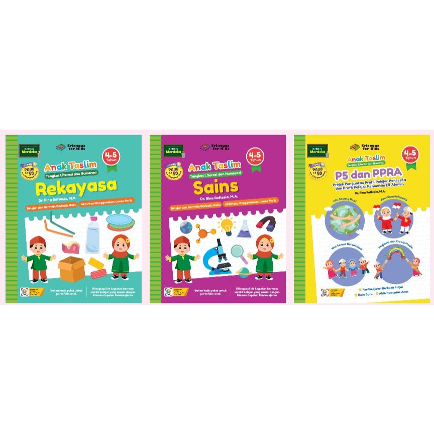 ERLANGGA - PAKET ANAK TASLIM (TANGKAS LITERASI & NUMERASI) 4-5TH