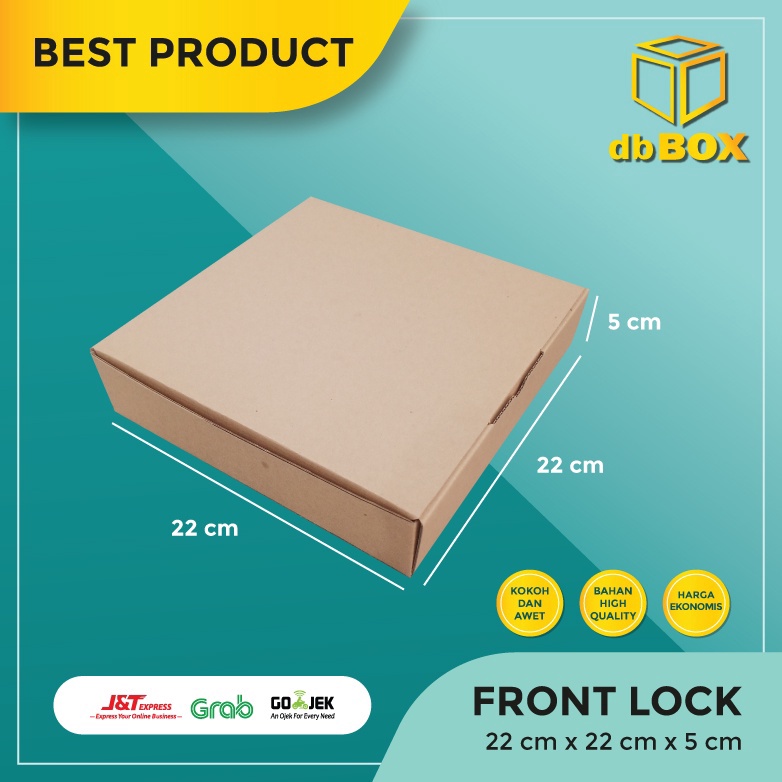 

1 pcs Kardus 22x22x5 cmDie Cut untuk kotak Aksess dll model box pizza