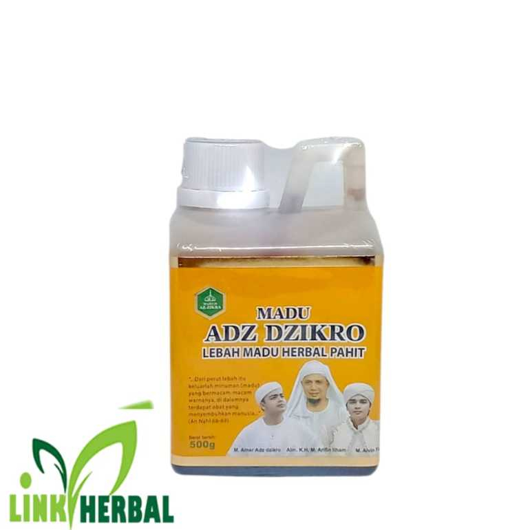 

Madu ADZ DZIKRO | Madu Herbal Pahit AdzDzikro | Lebah Madu Herbal Pahit | Madu Pahit - 500gr