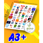 

STICKER MIROR UKURAN 2X2 LABEL KEMASAN GROSIR