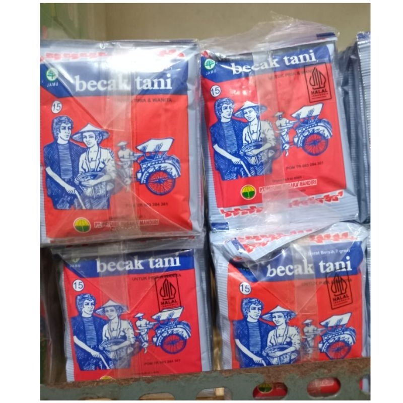 

Jamu Becak Tani Payung Pusaka isi 25 sachet