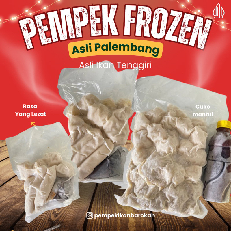 

Pempek Frozen Asli Palembang isi 25 mix