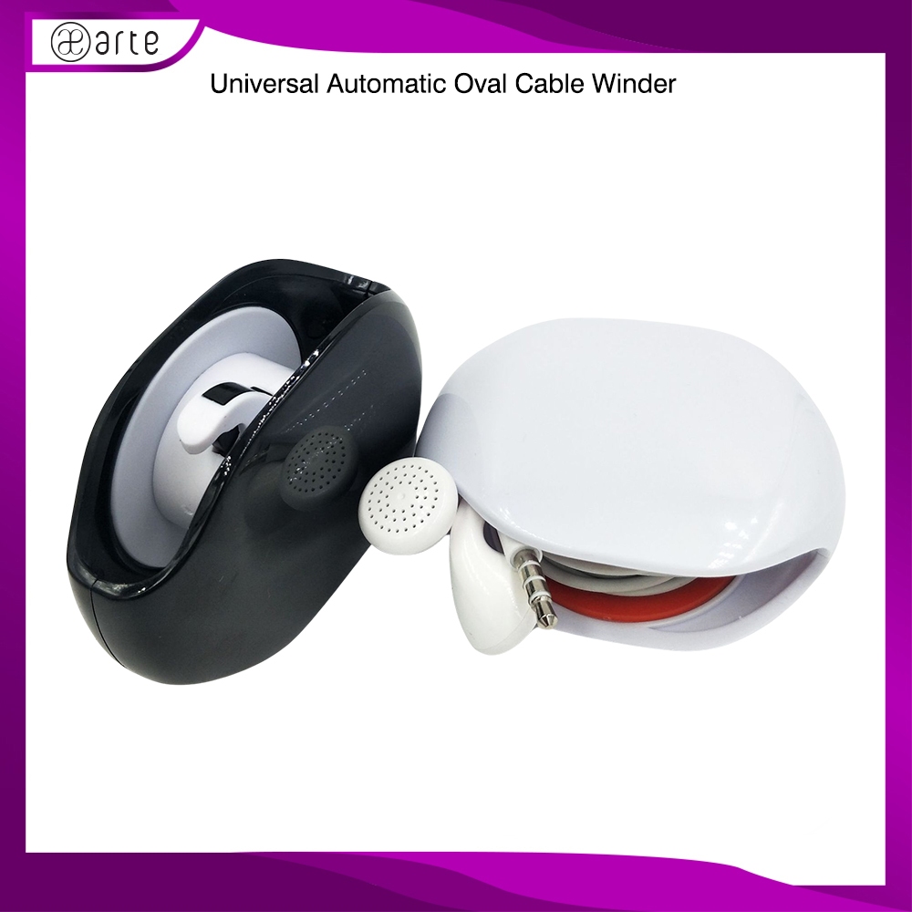 Arte Automatic Oval Cable Winder Penggulung Kabel Otomatis Roller Kabel Penggulung Kabel Earphone & 