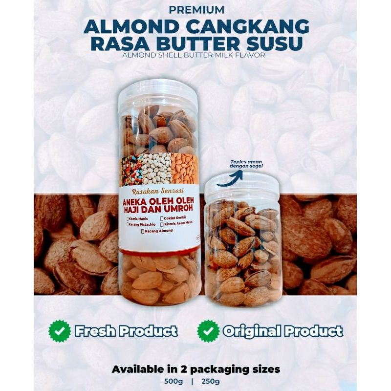 

Kacang Almond Rasa Butter Milk