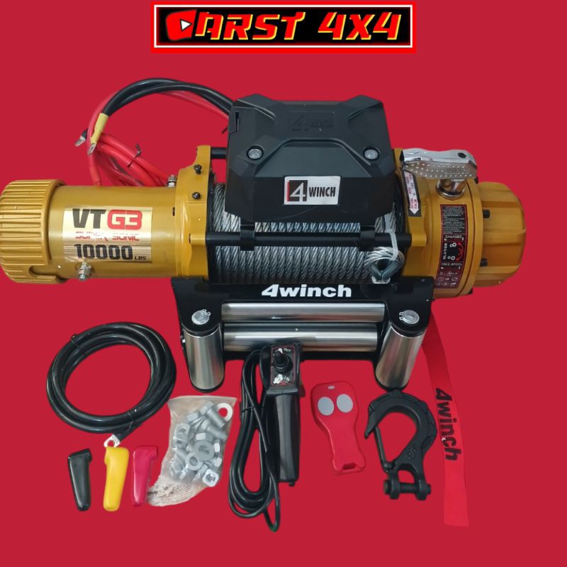 Winch 4winch supersonic high speed 10000 lbs 12volt winch derek offroad
