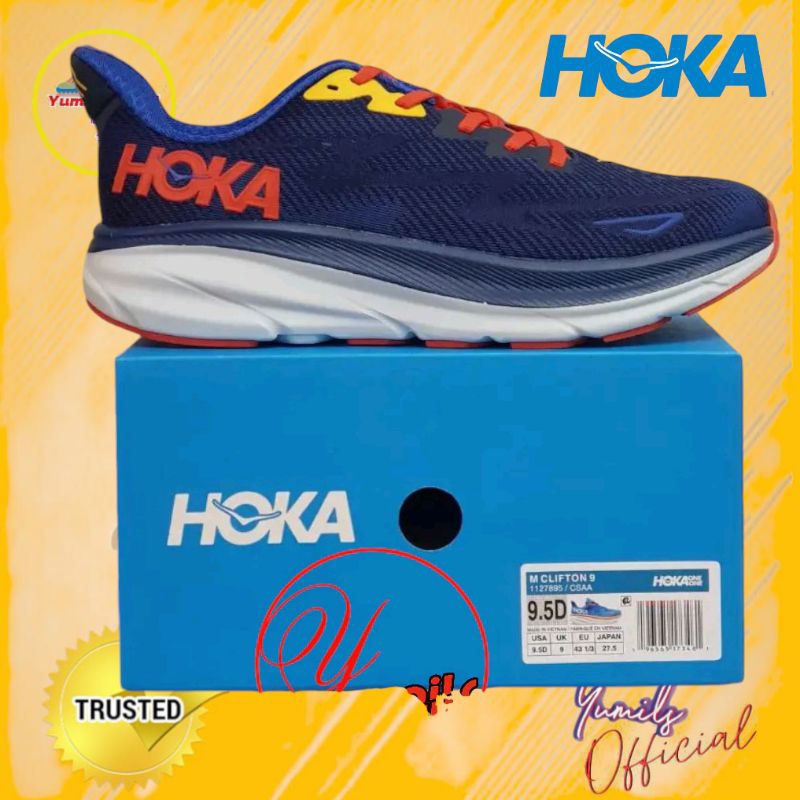 SEPATU IMPORT/Sepatu Hoka One One Clifton 9 / Hoka One one / Sepatu Pria Running / Sepatu Pria Hoka 