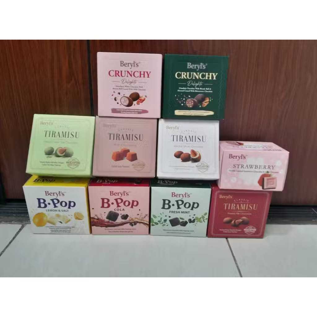 

PERABOTRUMAHKU PRE-ORDER Beryls coklat malaysia 65g tiramisu macha lemon durian strawberry