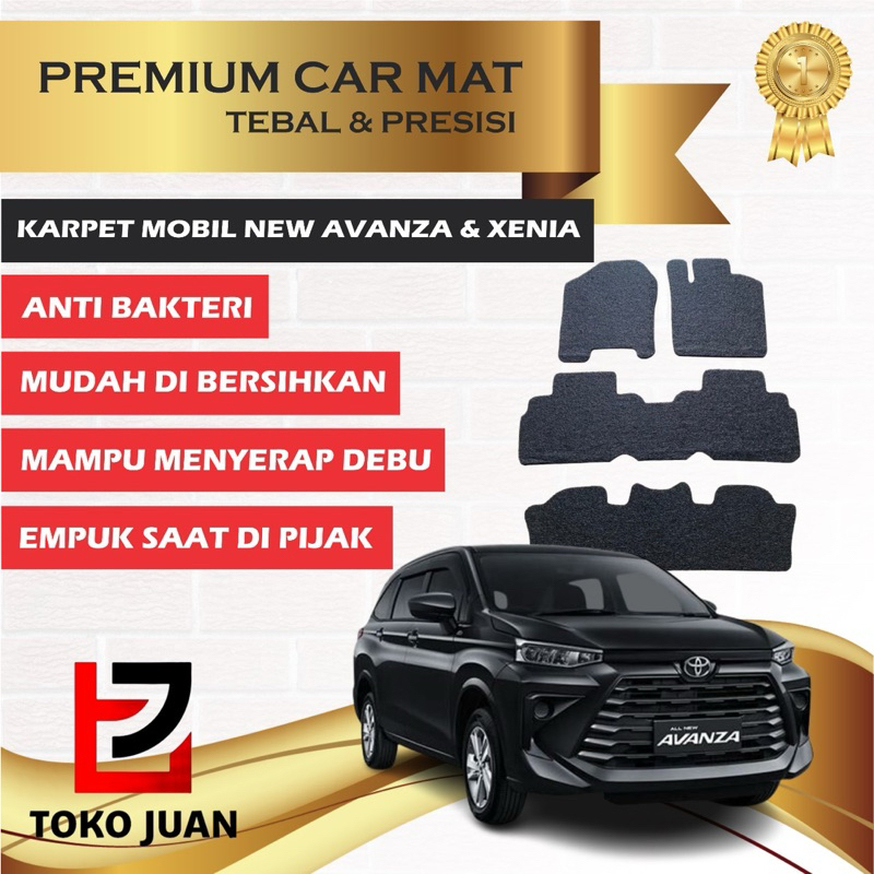 Karpet Aksesoris Mobil Mie Bihun New Avanza & Xenia Tahun 2021 - Sekarang