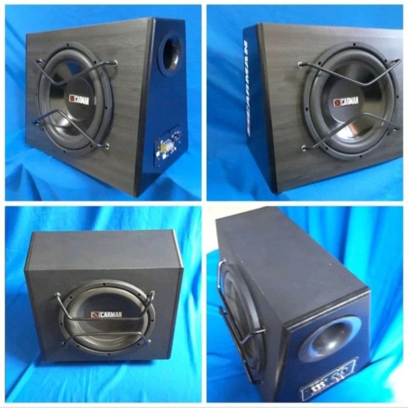 Subwoofer Mobil Basstube Aktif CARMAN 10 Inch