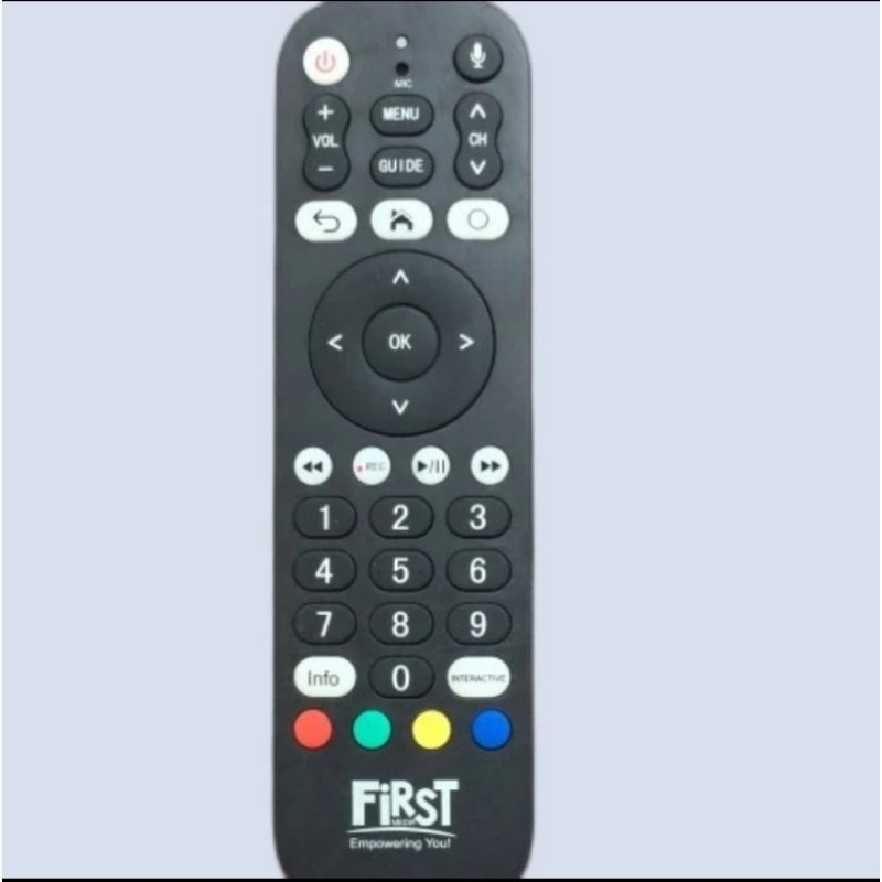 Remote Control Reciver STB First media X1 Smart Box 4K Original