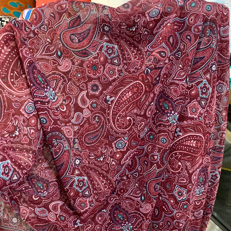 kain sifon yoryu - kain sifon yoryu motif - kain mid yoryu - kain ceruty yoryu - kain sifon