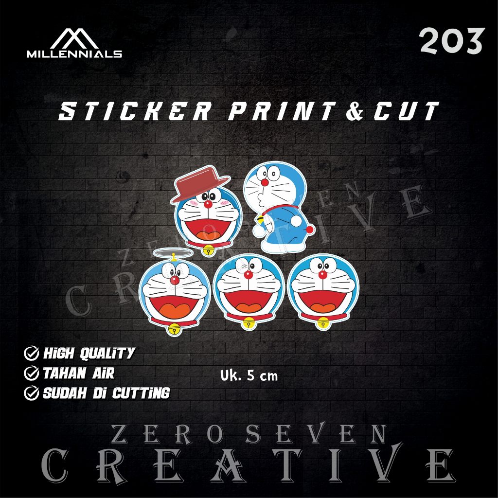 

STIKER DORAEMON ISI 5 PCS / KARTUN / CHARACTER / STIKER MOTOR / LAPTOP / TUMBLER / AESTHETIC / VYNIL / ANTI AIR / PRINT & CUT