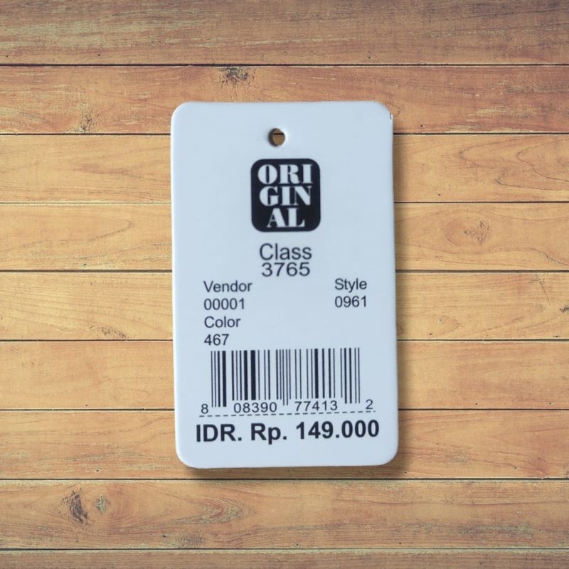 

HANG TAG ORIGINAL | LABEL ORIGINAL