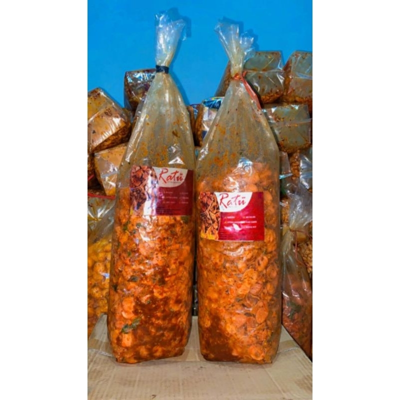 

TERLARIS 1BALL 2KG SOSRENG/SOSIS GORENG PEDAS DAUN JERUK VIRAL TERMURAH