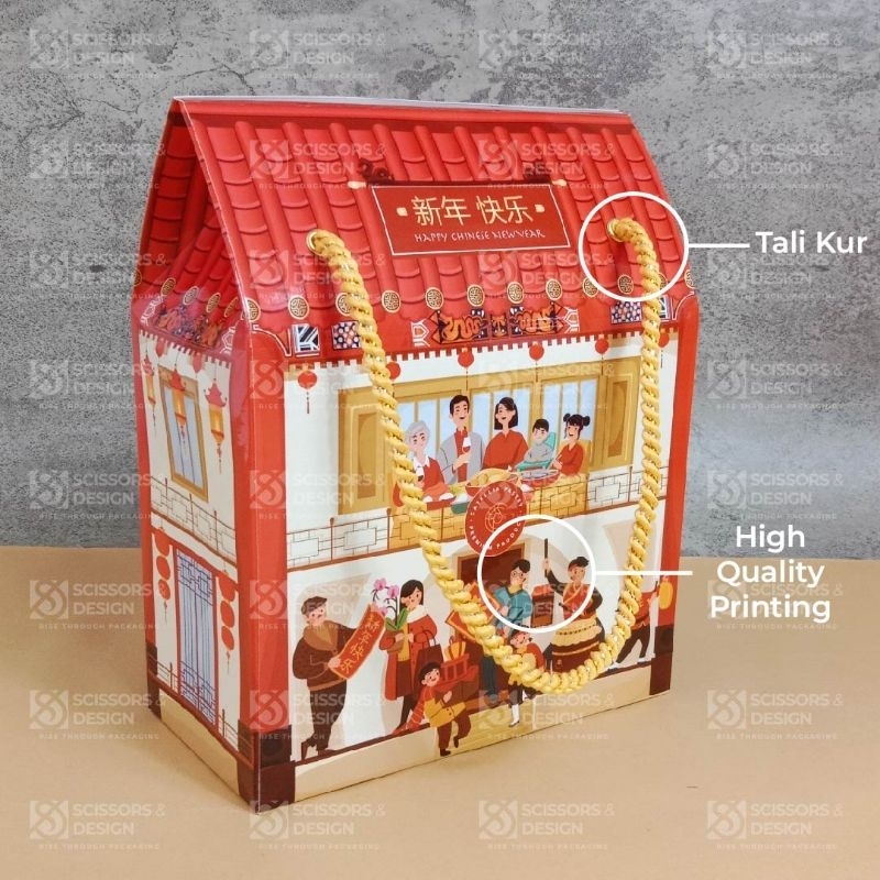 

Scissors & design Softbox Hampers Cny Jinjing 19 x 10 x 15 cm CUSTOM PRE ORDER