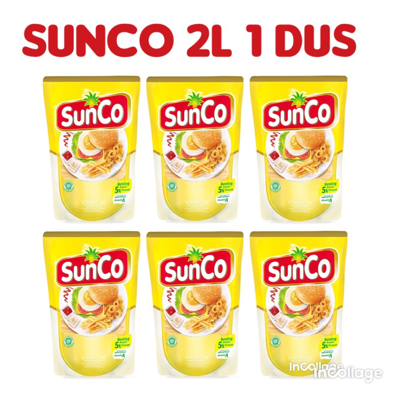 

MINYAK GORENG SUNCO 2L 1 DUS