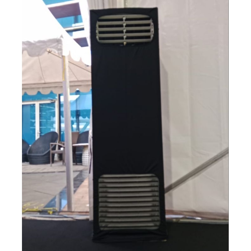 Cover sarung AC standing berdiri bahan lotto