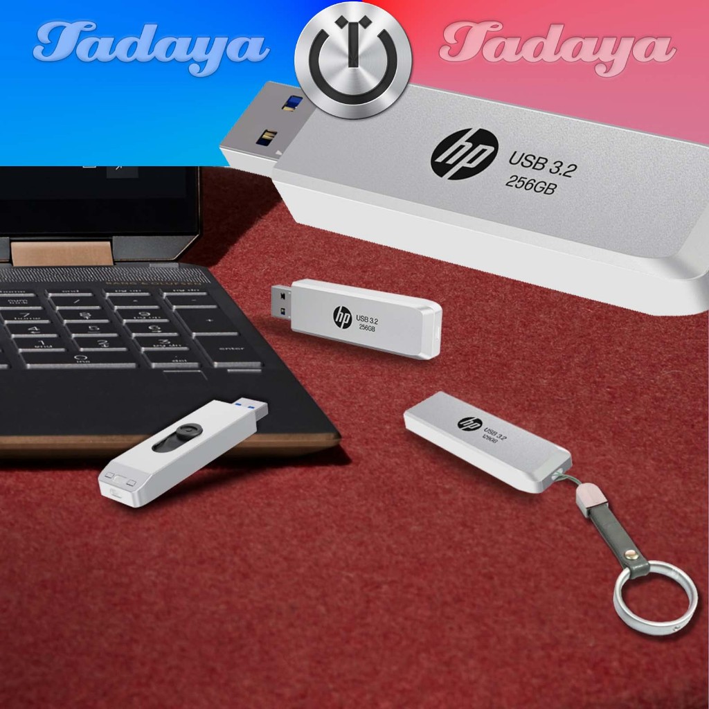 Flash Disk HP 818w 819w / Tipe 818 819 Metal USB 3.2 Flash Drives 64gb 128gb 256gb Original