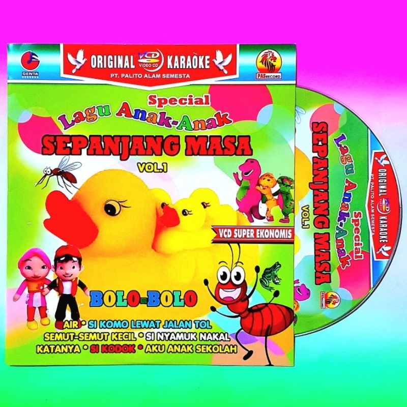 KASET VCD LAGU ANAK ANAK TERPOPULER SEPANJANG MASA-KASET VCD LAGU ANAK TERLARIS-VCD LAGU ANAK LAWAS-