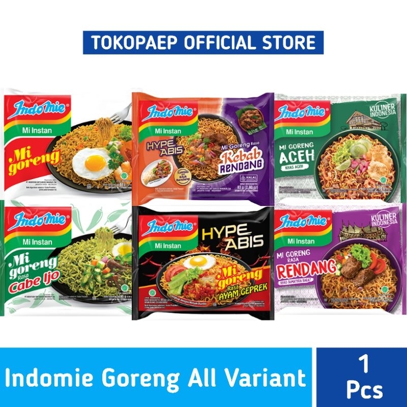 

Indomie Goreng All Varian 1 Pcs