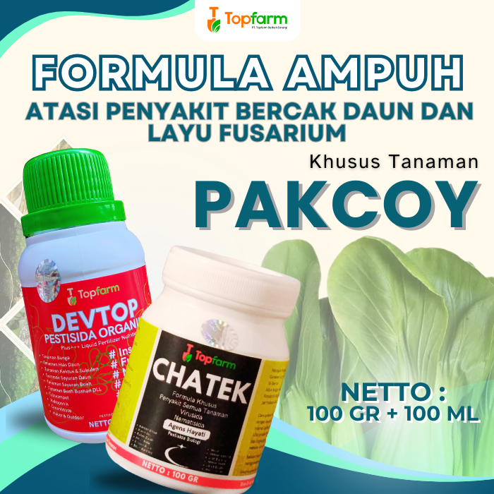 Pestisida Topfarm / Obat Daun Pakcoy / Obat Semprot Hama Daun Sawi / Obat Daun Sawi Pakcoy / Obat Be