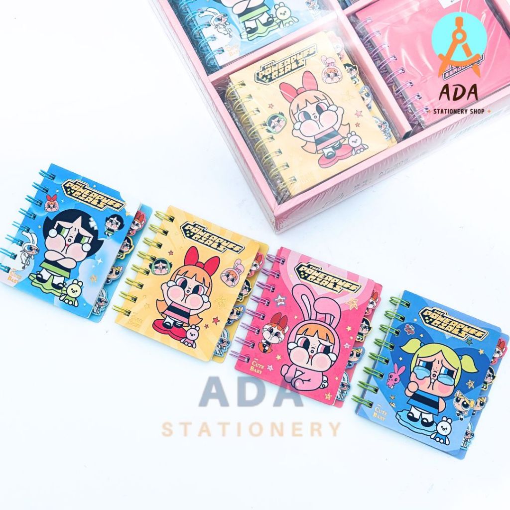 

(1 PC) NOTEBOOK A7 CRY BABY X POWER PUFF GIRL /205-1/POP MART