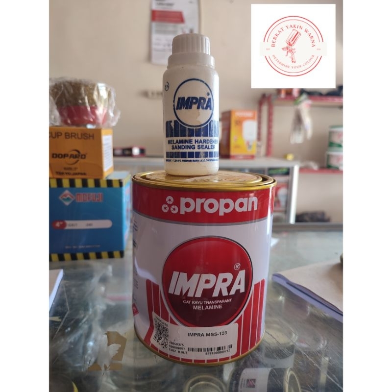 IMPRA MSS-123 SENDING SEALER 1LITER + HARDENER CAT KAYU PROPAN