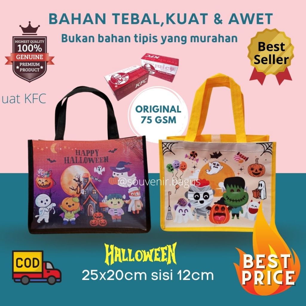 

Tas souvenir halloween halowen halowin kado perayaan haloween anak halloween jakarta kudus