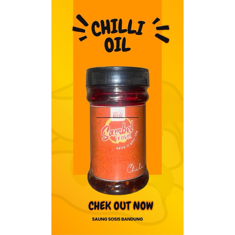 

CHILLI OIL 130 ML - PEDASNYA MELEDAK