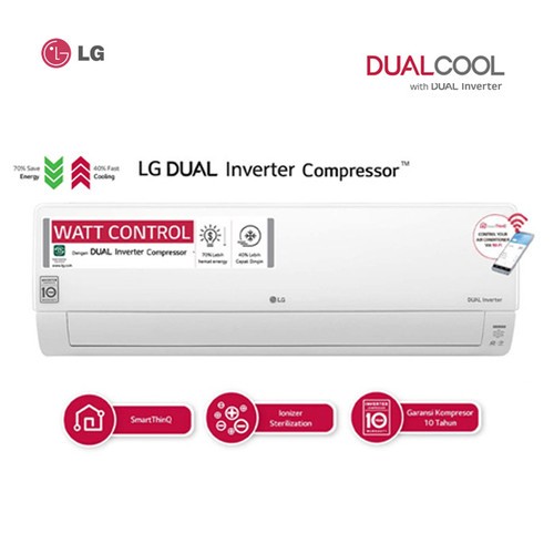 AC LG INVERTER 05EV5 = 0,5PK / AC LG INVERTER 09EV5 = 1PK