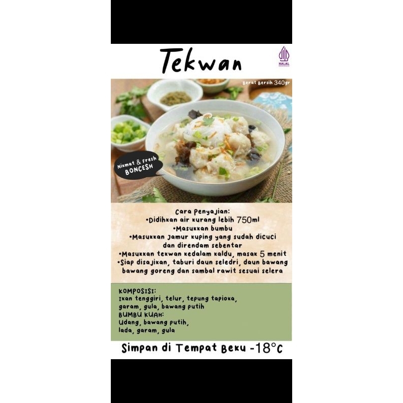 

Tekwan Frozen Ikan Tenggiri