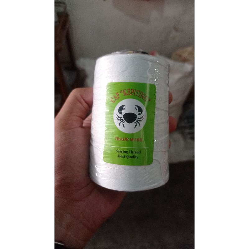 BENANG JAHIT KARUNG CAP "KEPITING" UKURAN 200 GRAM