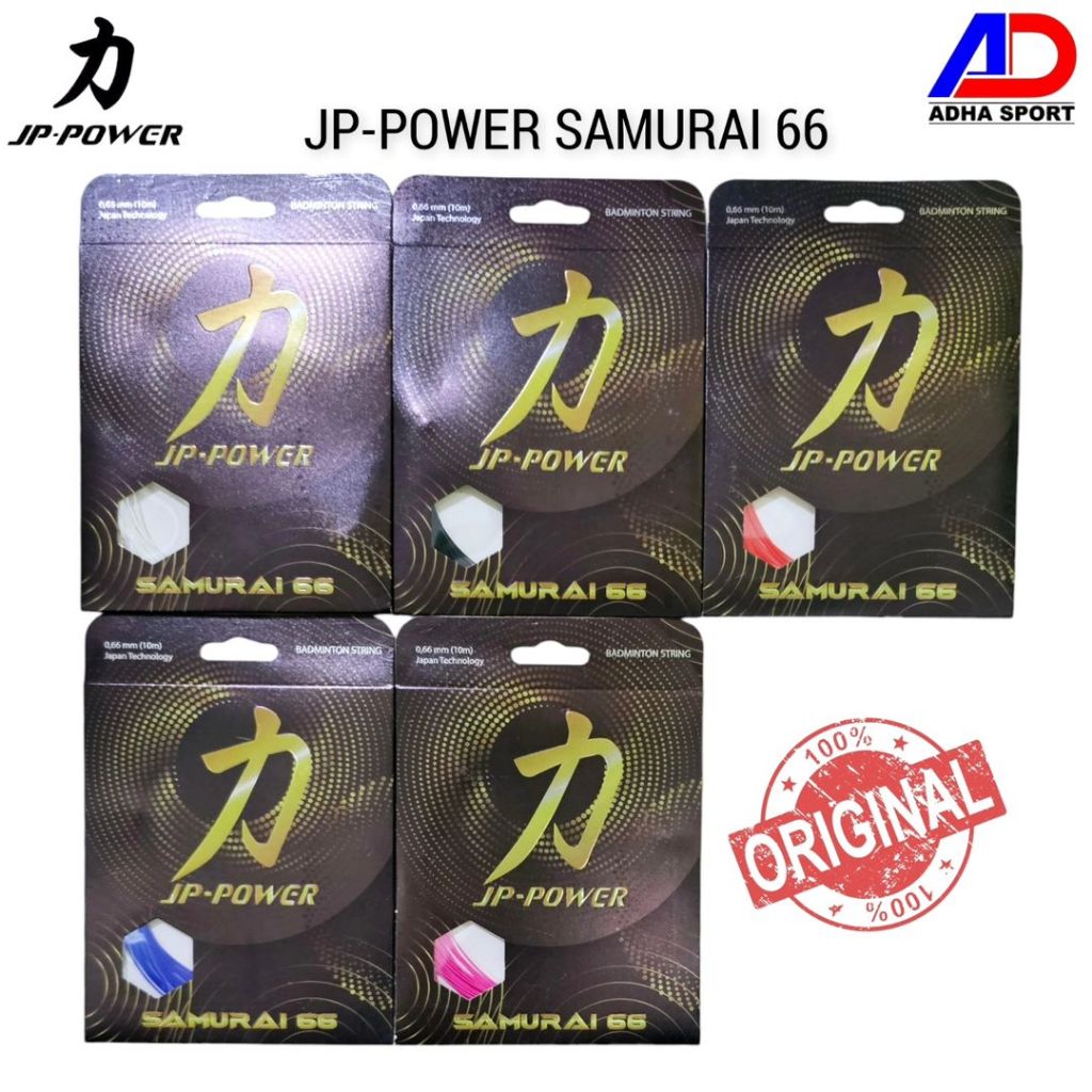 Senar Badminton JP Power Samurai 66 Original Senar Bulutangkis