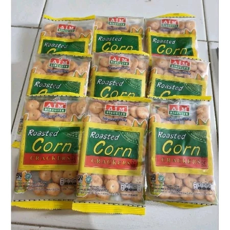 

(PACK) AIM Roasted Corn Crackers 35gram (10 pcs)