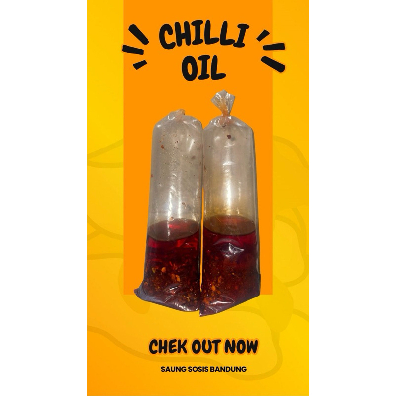 

CHILLI OIL PEDAS 2 SACHET - PEDASNYA MELEDAK